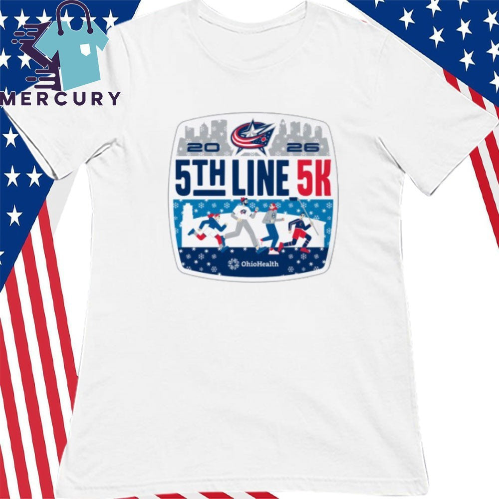 Columbus Blue Jackets 5th line 5K 2026 Shirt