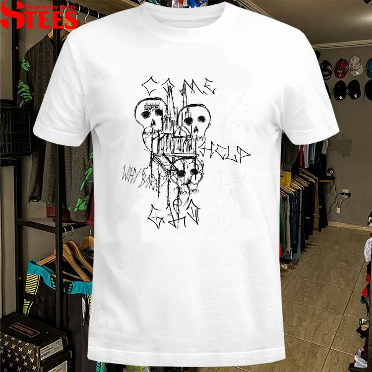 Comehelpglo Why Born Ghutta T-shirts