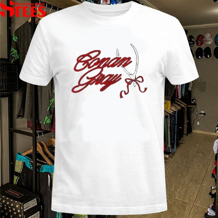 Conan Gray Wishbone Ribbon T-shirts