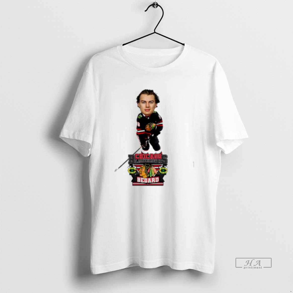Official Connor Bedard Chicago Blackhawks Black Alternate Jersey Caricature T-Shirts, Hoodie, Sweatshirt | CoreVibeTees.com