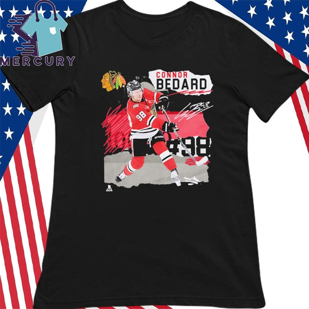 Connor Bedard Chicago Blackhawks Fresh Ice Shirt