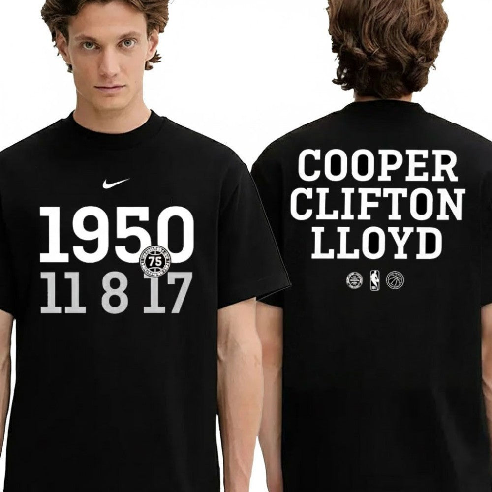 Cooper Clifton Lloyd NBA Pioneers In 1950 Shirt