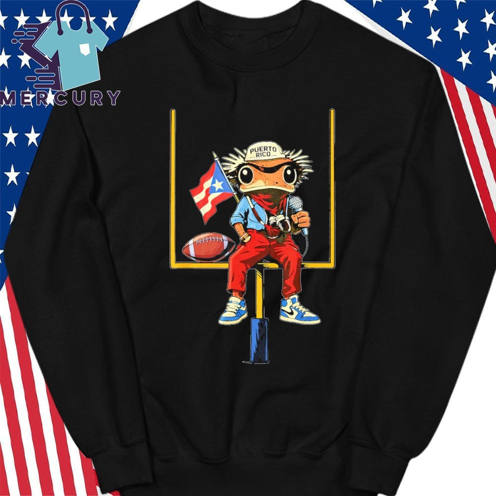 Coqui Frog Puerto Rico Boricua Puerto Rican Flag Shirt