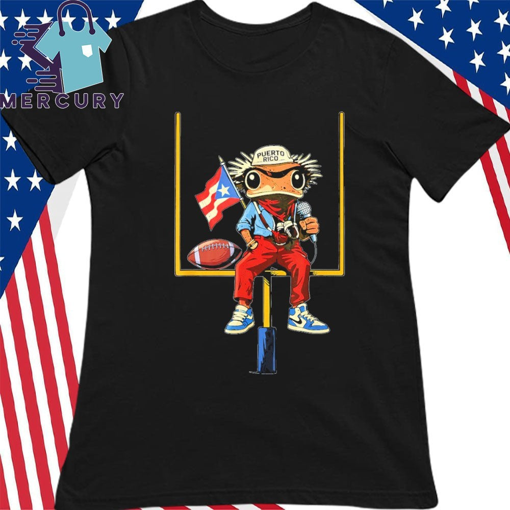 Coqui Frog Puerto Rico Boricua Puerto Rican Flag Shirt