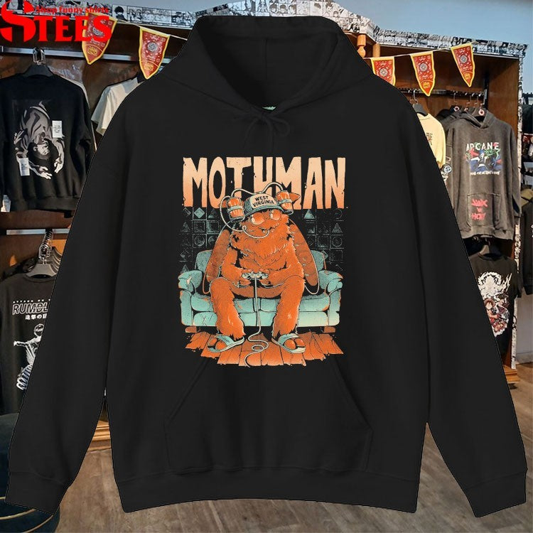 Creepy Redneck Dinosaur Mansion 3 Mothman Gaming T-shirts
