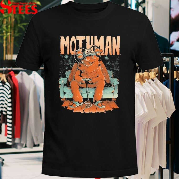 Creepy Redneck Dinosaur Mansion 3 Mothman Gaming T-shirts