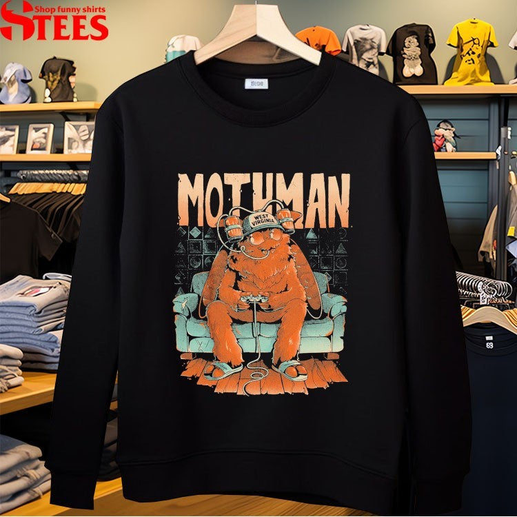 Creepy Redneck Dinosaur Mansion 3 Mothman Gaming T-shirts