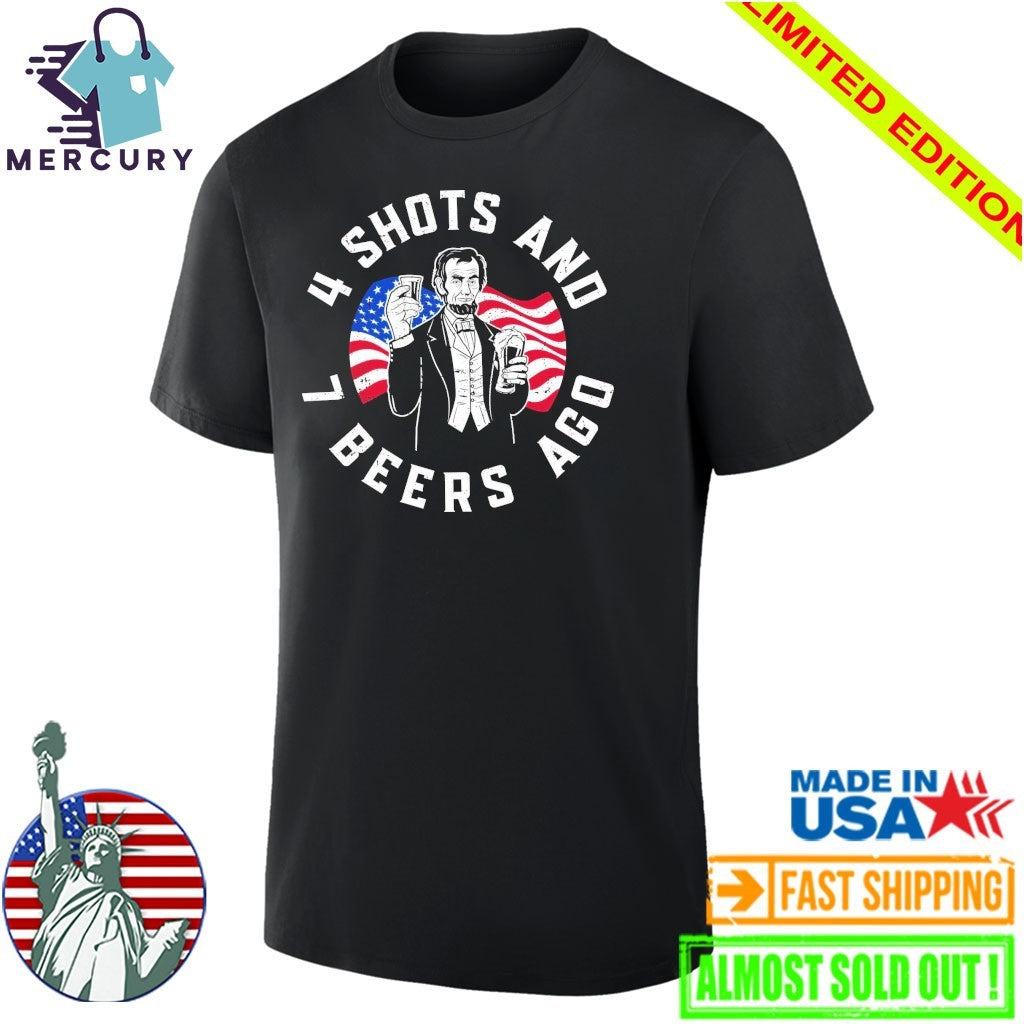 Crews Control 4 Shots And 7 Beers Ago Shirt