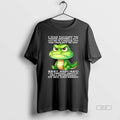 Official Crocodile I Was Taught To Think Before I Act So If I Smack The T-Shirts, Hoodie, Sweatshirt | CoreVibeTees.com