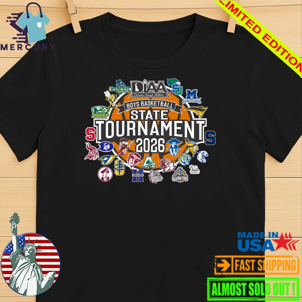 DIAA Boys Basketball State Tournament 2026 Shirt