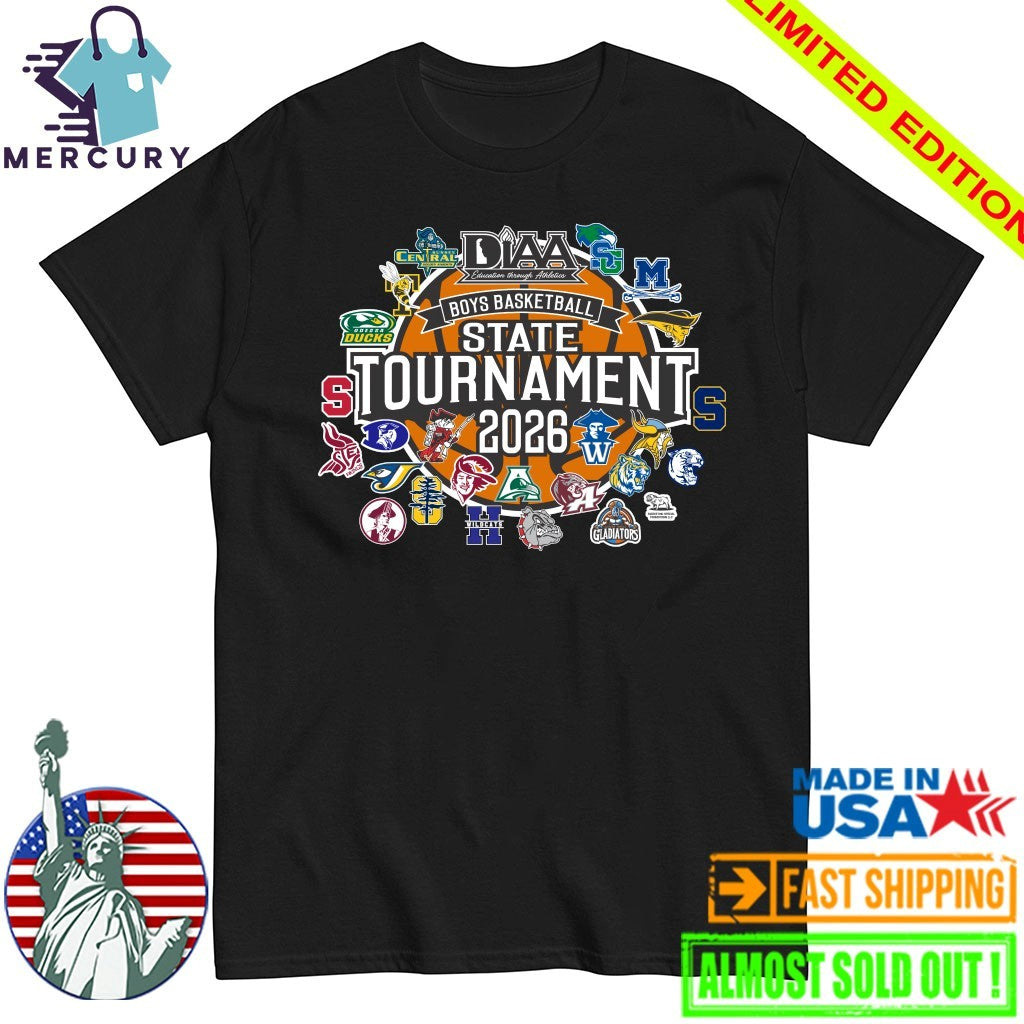DIAA Boys Basketball State Tournament 2026 Shirt