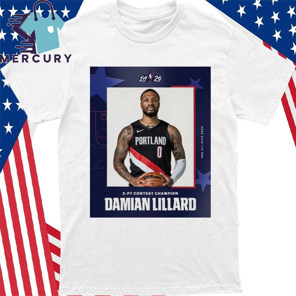 Damian Lillard The 2026 3-pt Contest Champion Shirt