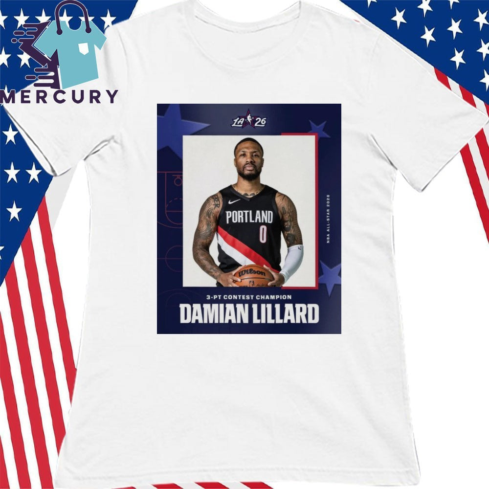 Damian Lillard The 2026 3-pt Contest Champion Shirt