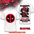 Deadpool 10th Anniversary 2016-2026 Maximum Effort Shirt