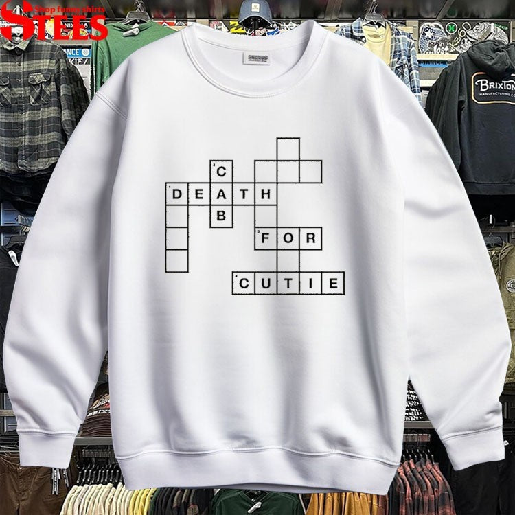 Death Cab For Cutie Crossword T-shirts