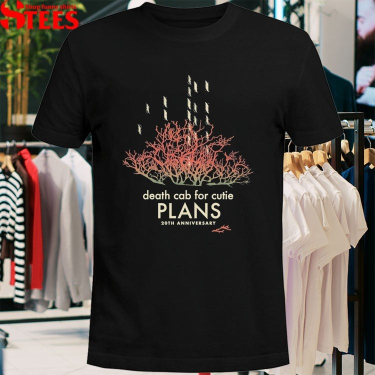 Death Cab For Cutie Plans 20th Anniversary T-shirts