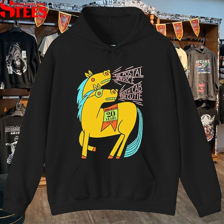 Death Cab For Cutie The Postal Service 20 Years Two Headed Horse T-shirts