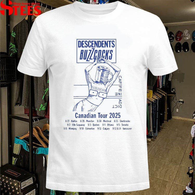 Descendents Buzzcocks Canadian Tour 2025 T-Shirt