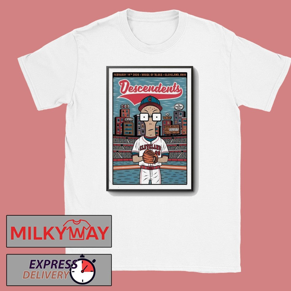 Descendents Feb 14 2026 In Cleveland OH Poster shirt