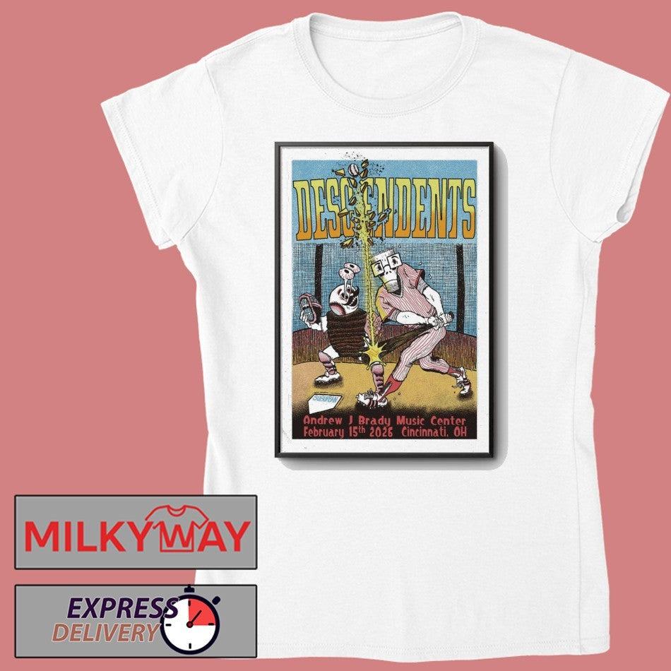 Descendents Feb 15 2026 Cincinnati OH Poster shirt