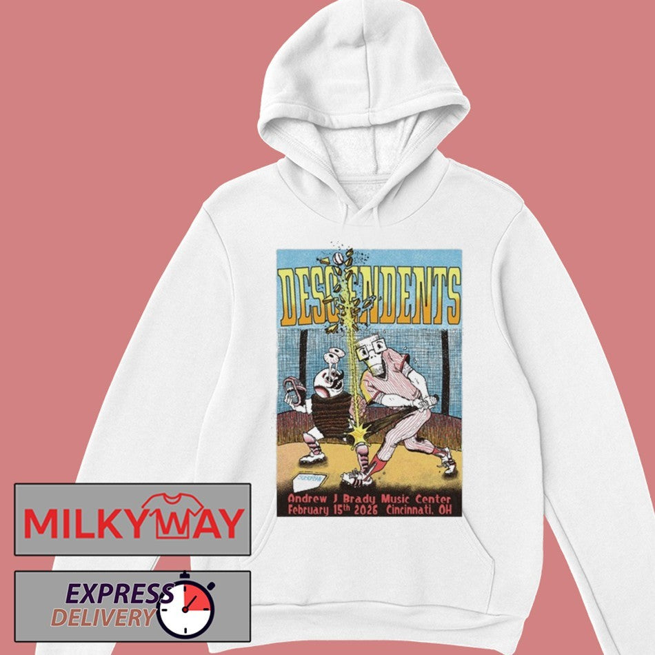 Descendents Feb 15 2026 The Andrew J Brady Music Center in Cincinnati OH Shirt
