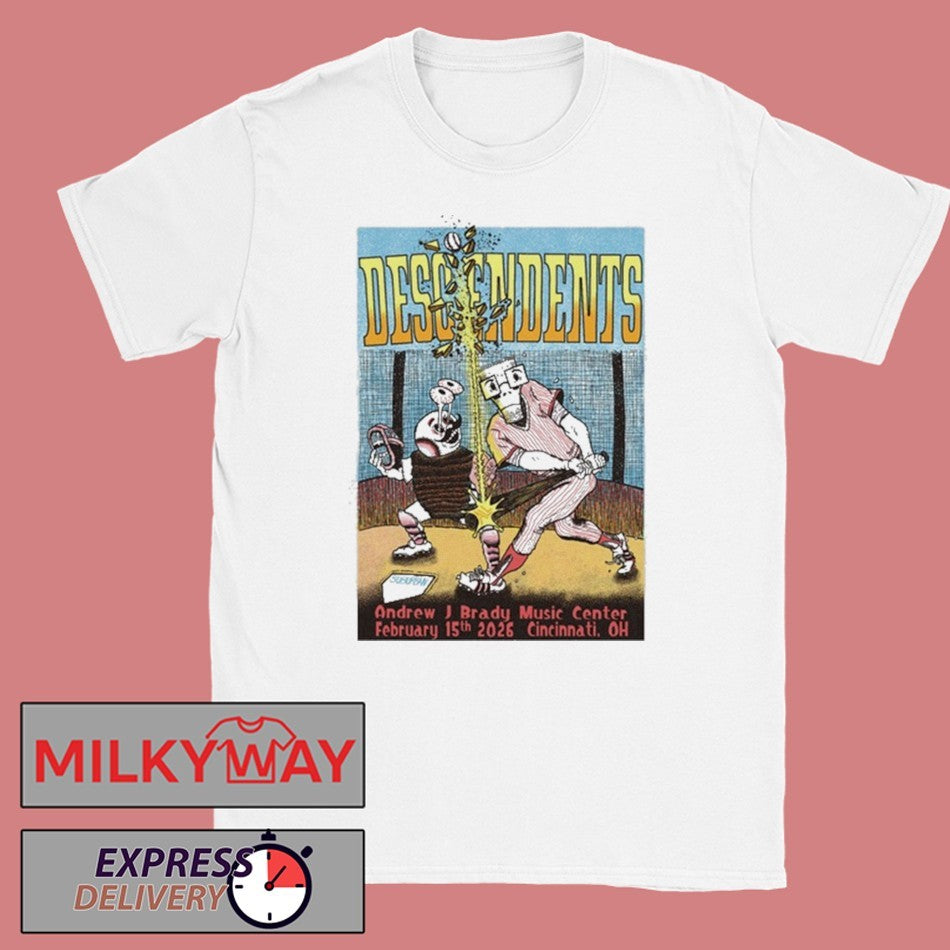 Descendents Feb 15 2026 The Andrew J Brady Music Center in Cincinnati OH Shirt
