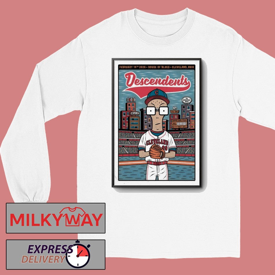 Descendents House Of Blues In Cleveland OH Feb 14 2026 Poster shirt