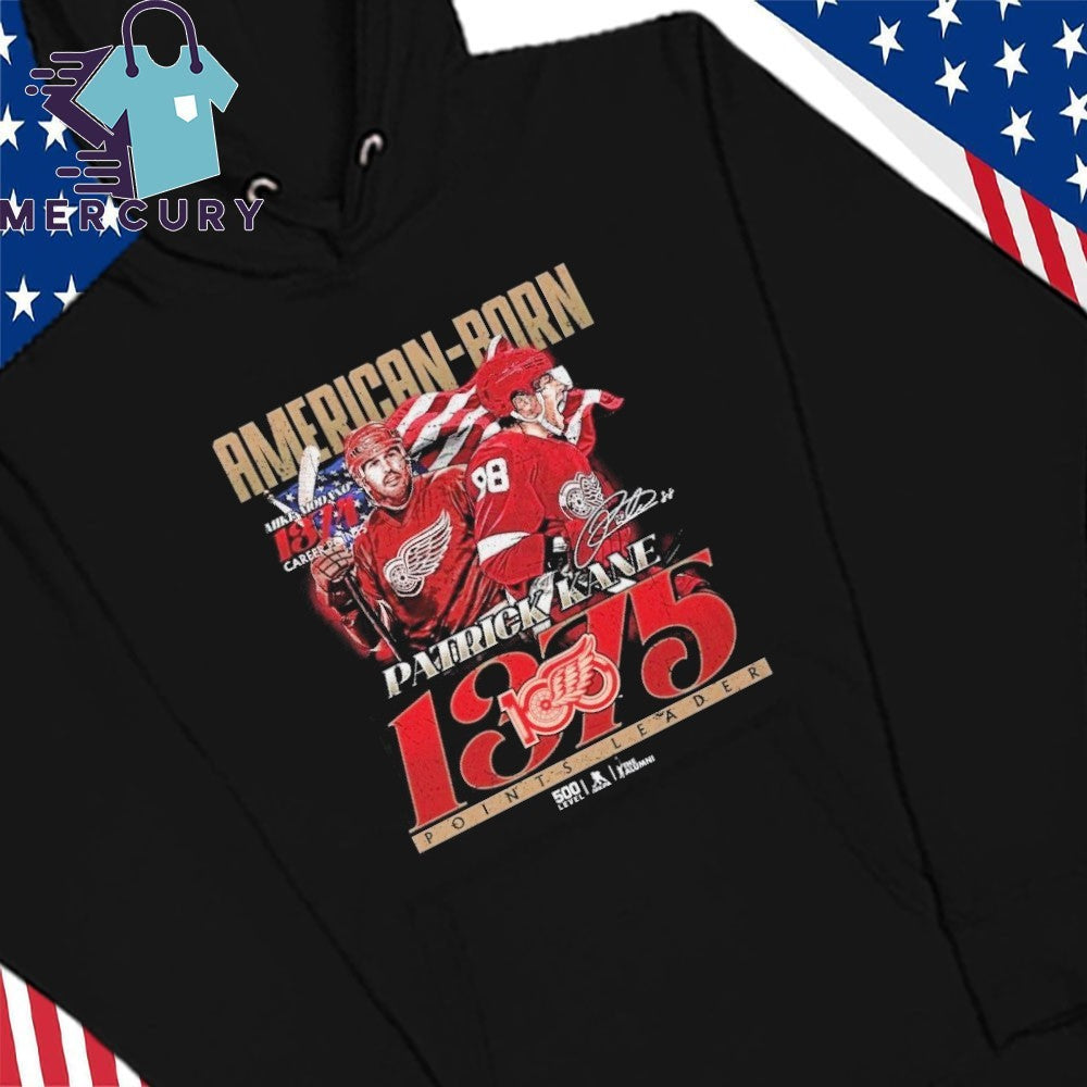 Detroit Red Wings Kane American Born 1375 Points Leader Shirt