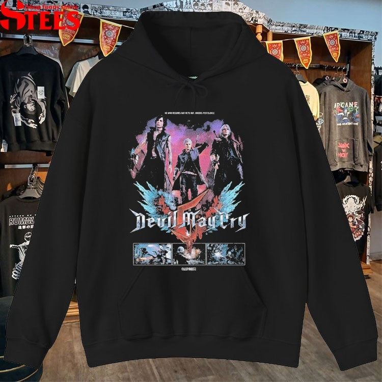 Devil May Cry 5 We Who Desires But Acts Not Breeds Pestilence T-shirts