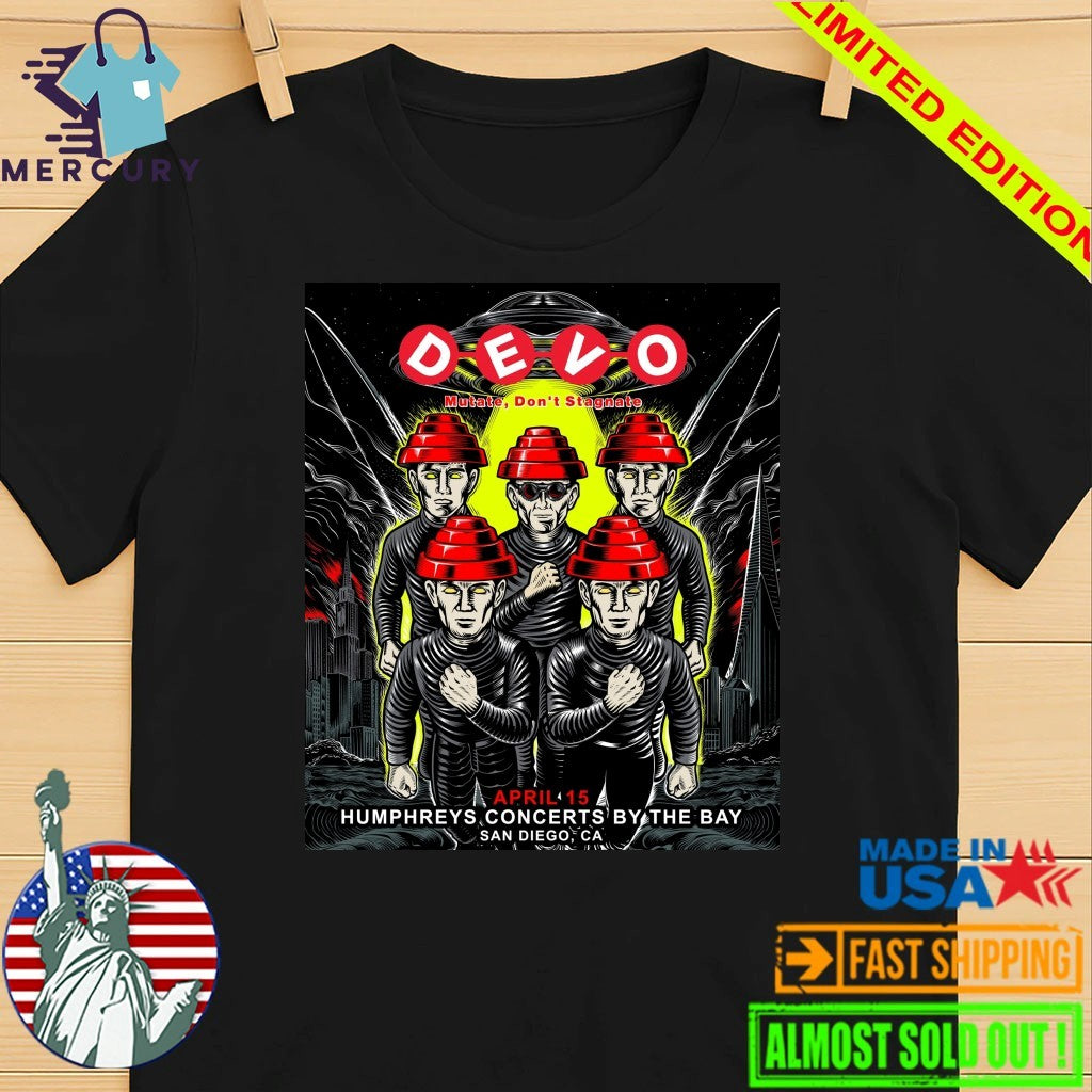 Devo Humphrey’s Concerts By The Bay in San Diego CA Apr 15 2026 Poster Shirt