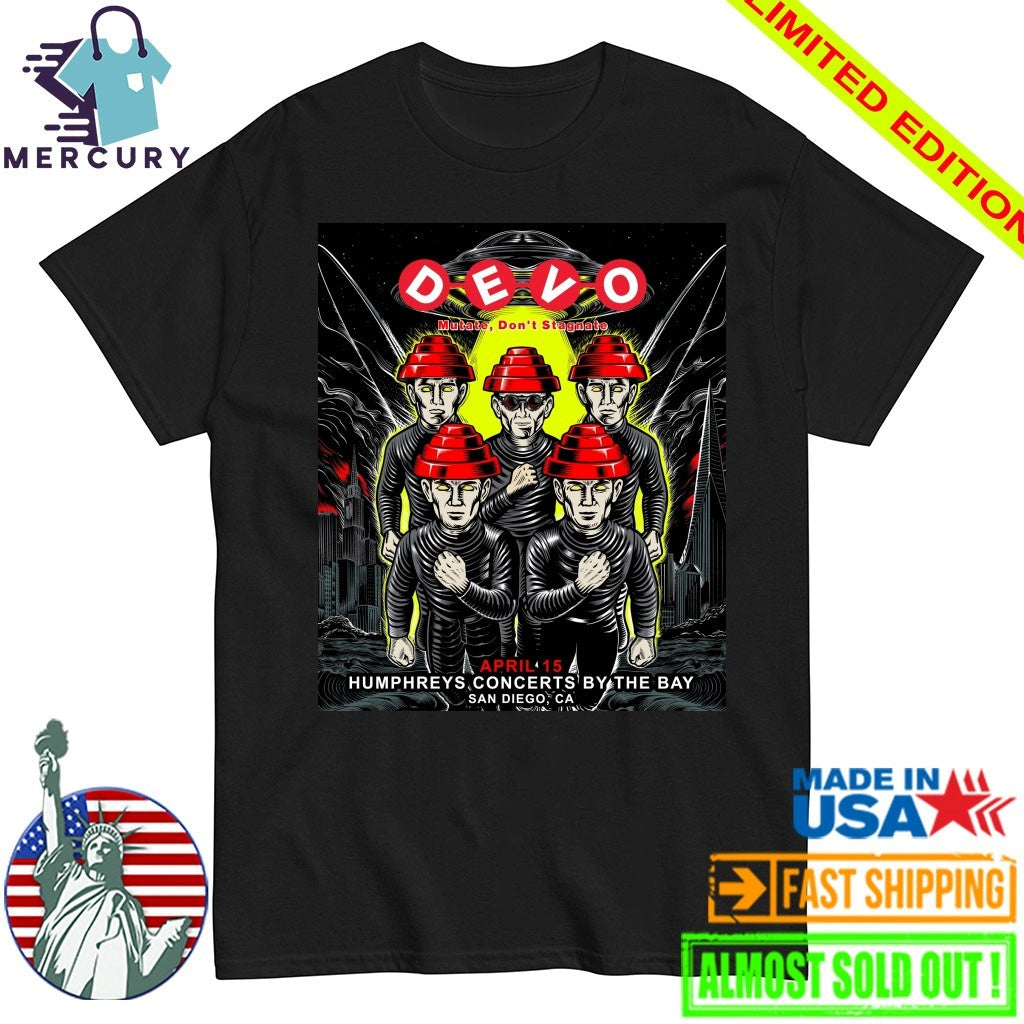 Devo Humphrey’s Concerts By The Bay in San Diego CA Apr 15 2026 Poster Shirt
