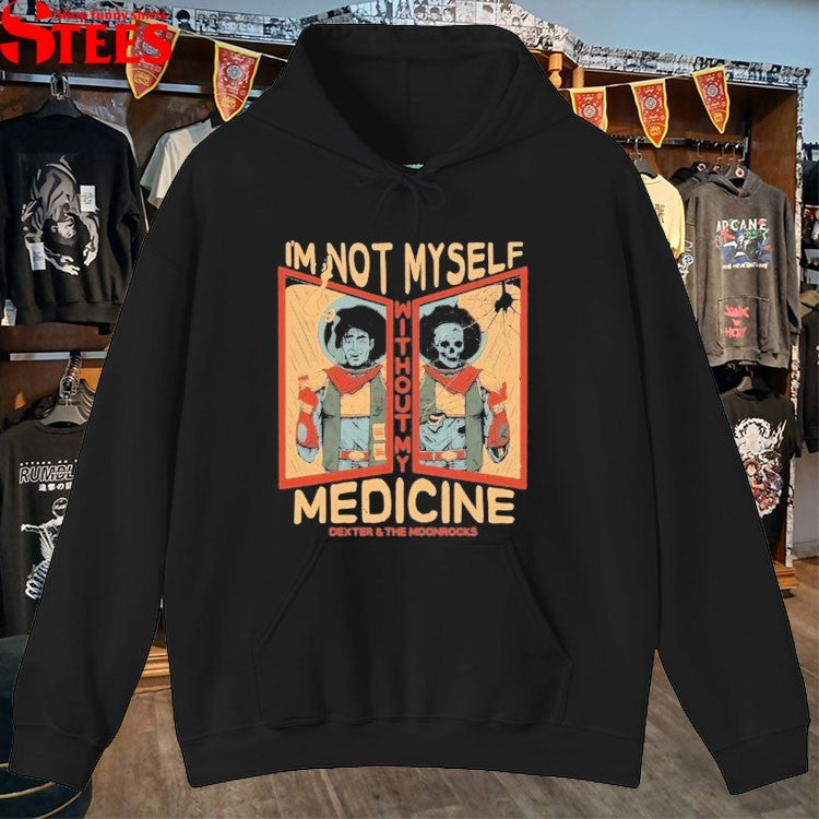 Dexter And The Moonrocks Without My Medicine Skeleton T-shirts