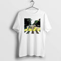 Official Dino Chicken Nuggets And Abbey Road Album Cover T-Shirts, Hoodie, Sweatshirt | CoreVibeTees.com