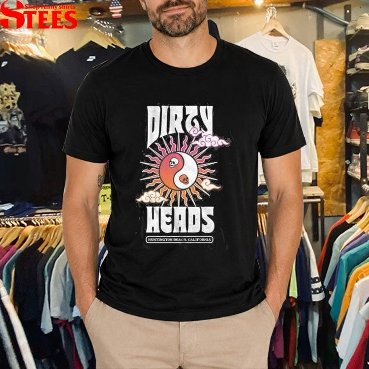 Dirty Heads Huntington Beach California Yin Yang T-Shirt