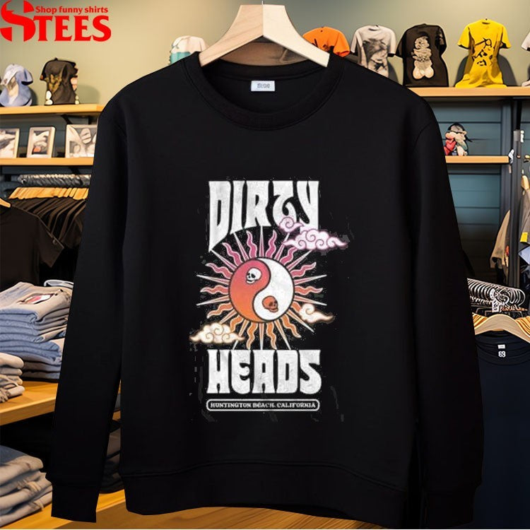 Dirty Heads Huntington Beach California Yin Yang T-Shirt