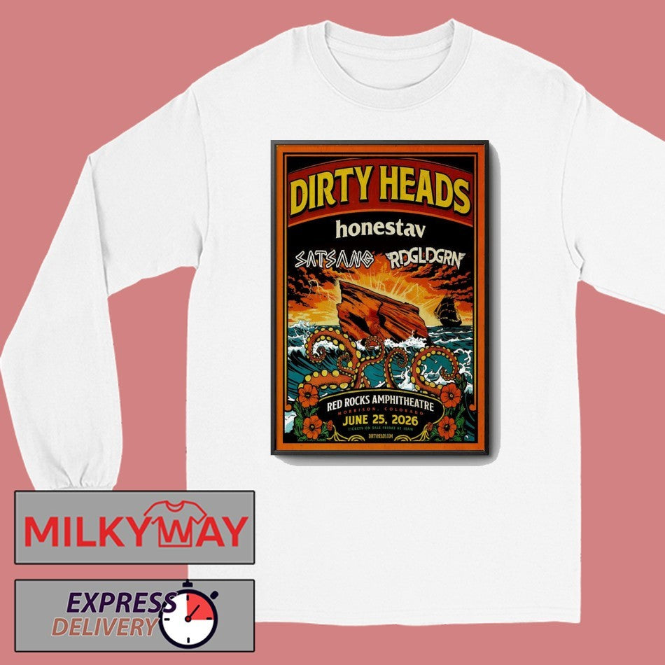 Dirty Heads Jun 25 2026 In Morrison CO Poster shirt
