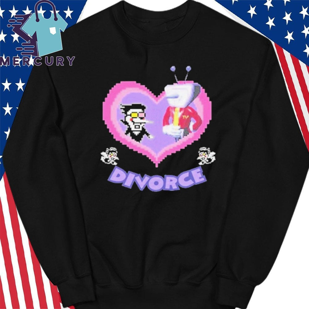 Divorce Heart Spamton and Tenna Shirt