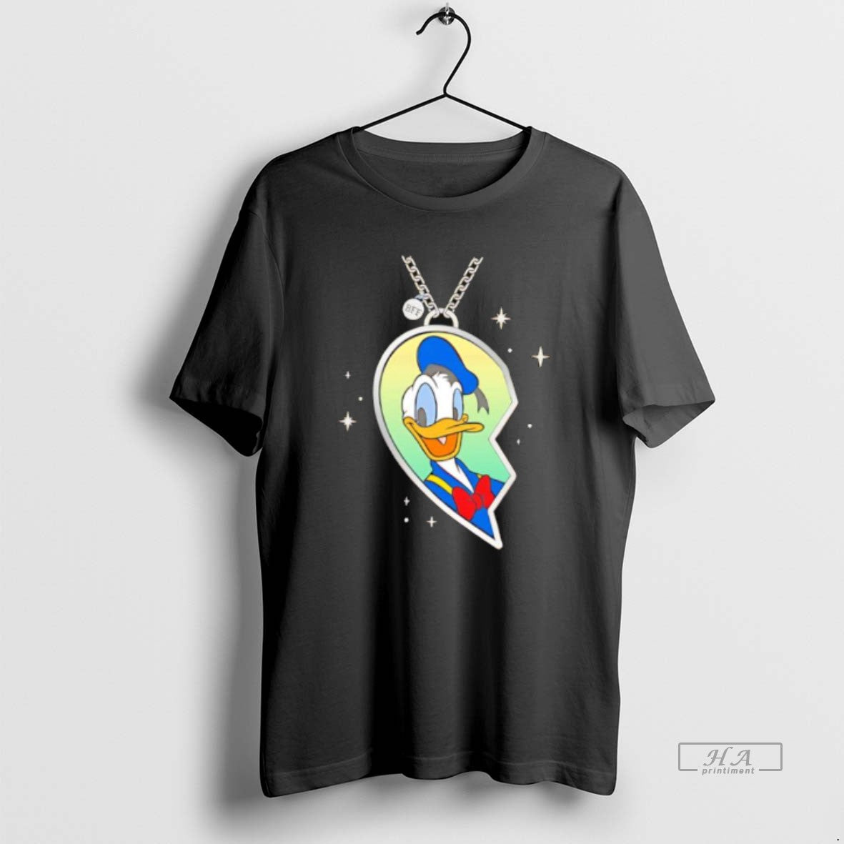 Official Donald Duck Best Friends Matching Heart Necklace T-Shirts, Hoodie, Sweatshirt | CoreVibeTees.com