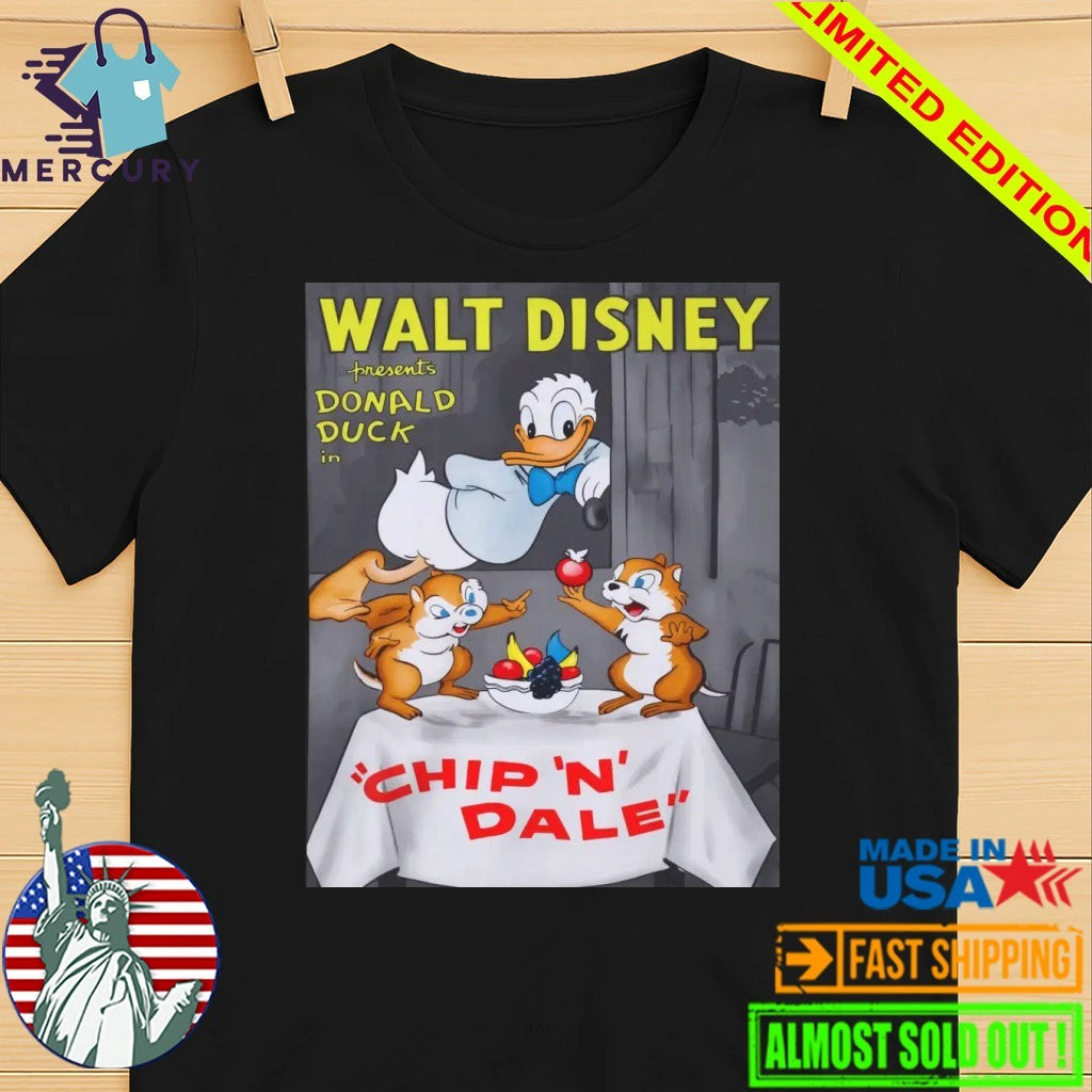 Donald Duck In Chip N Dale Shirt