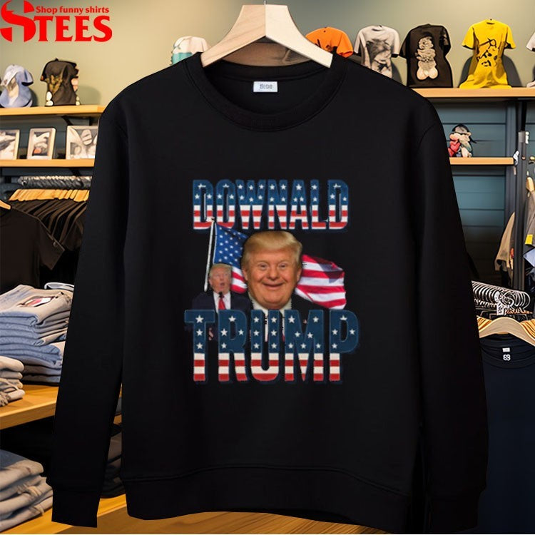 Donald Trump Downald American Flag T-Shirt