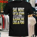 Dot Dot Curve She Went Up And Down And Rode Me Like A Pony T-Shirt