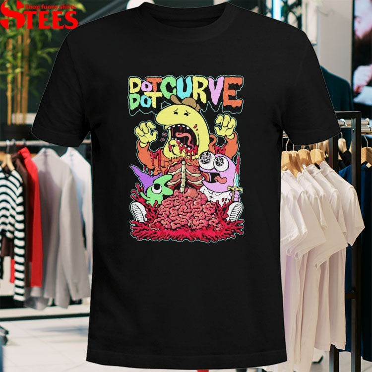 Dot Dot Curve Smiley Friends T-Shirt