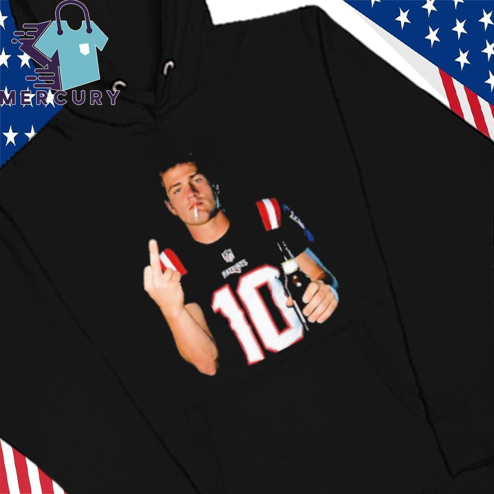 Drake Maye Middle Finger Shirt