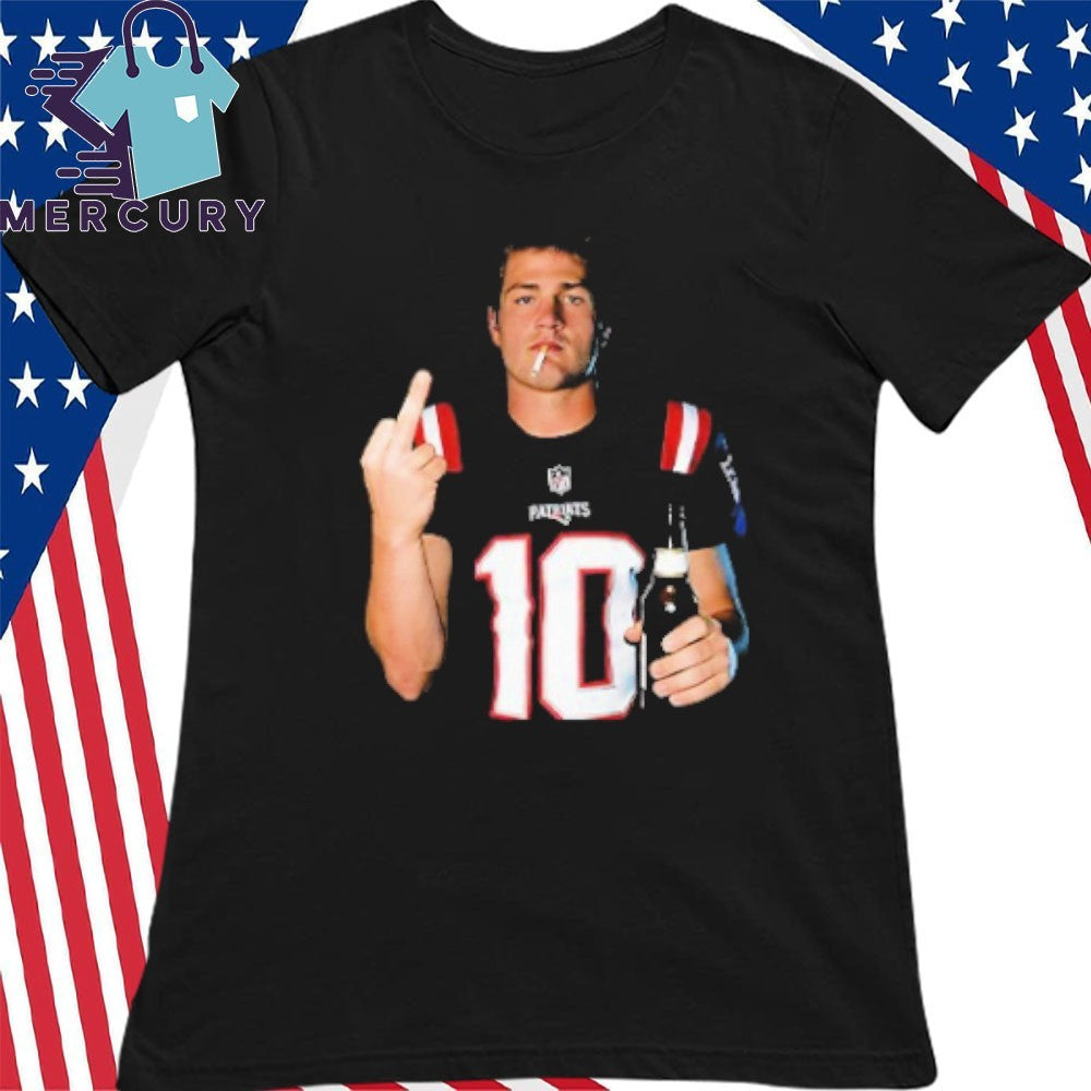 Drake Maye Middle Finger Shirt