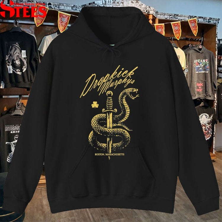 Dropkick Murphys Boston Massachusetts Serpent & Dagger T-shirts