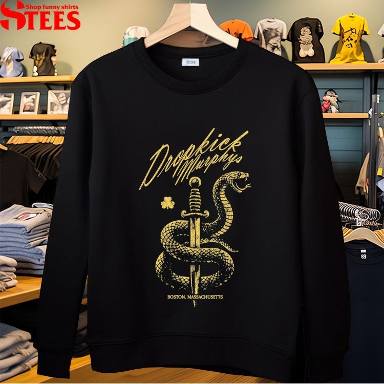 Dropkick Murphys Boston Massachusetts Serpent & Dagger T-shirts