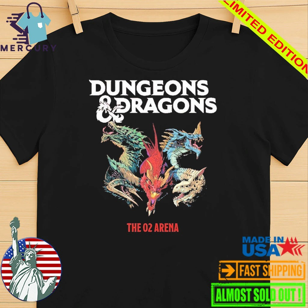 Dungeons & Dragons London 2026 The O2 Arena On August 21st 22nd Shirt