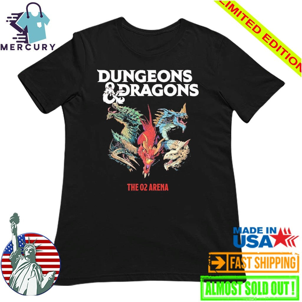 Dungeons & Dragons London 2026 The O2 Arena On August 21st 22nd Shirt