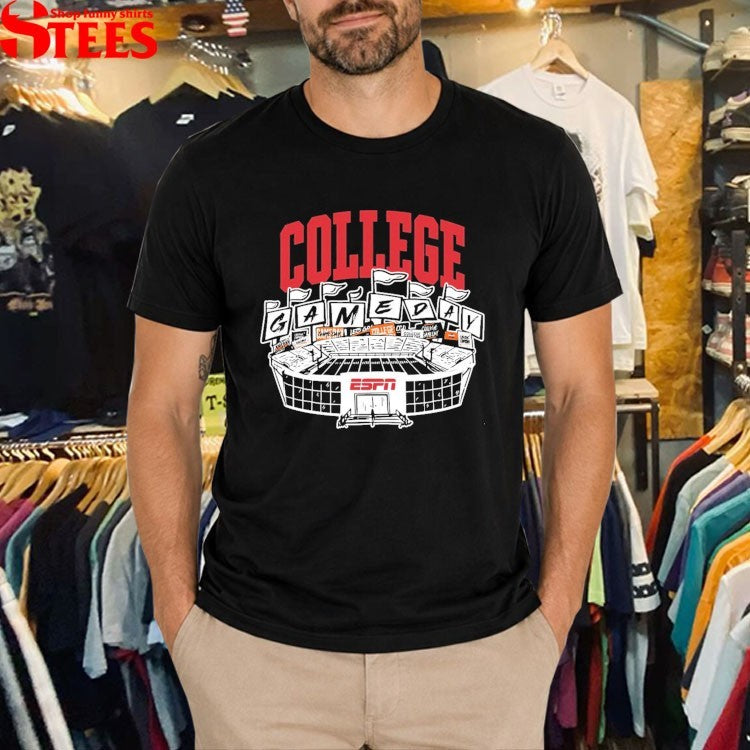 ESPN College GameDay Stadium Sketch T-shirts