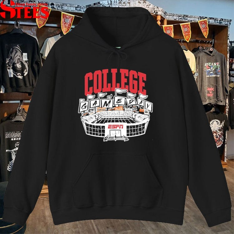 ESPN College GameDay Stadium Sketch T-shirts